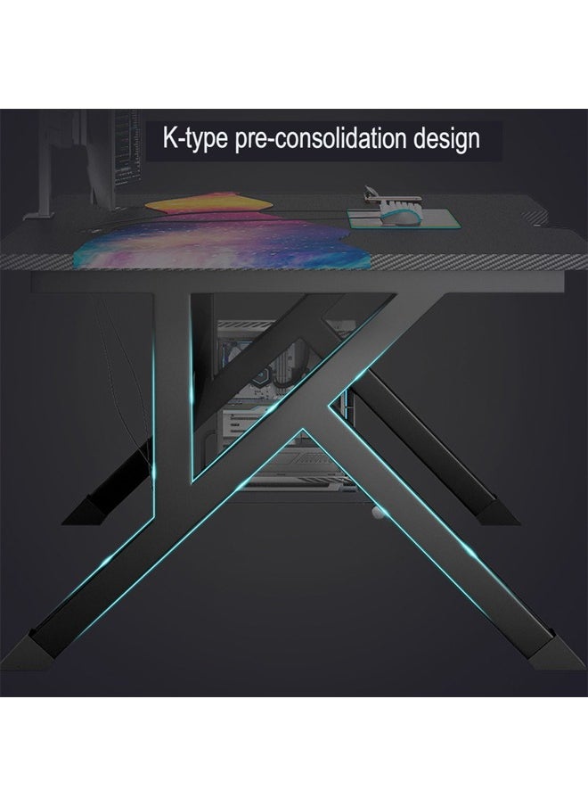 NKX - Ergonomic K Shaped Gaming Desk Computer Desk Writing Desk 120 CM - Image 1