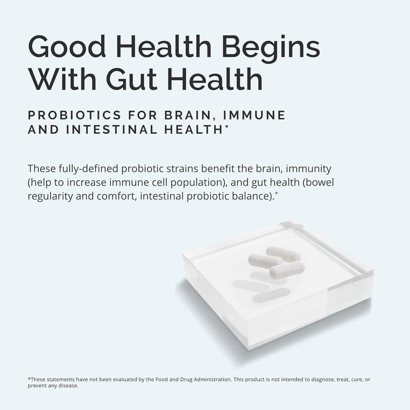 BRAINMD Dr Amen BrainMD ProBrainBiotics MAX  30 Capsules  Probiotics for Brain Immune  Intestinal Health  Gluten Free  30 Servings - Image 3