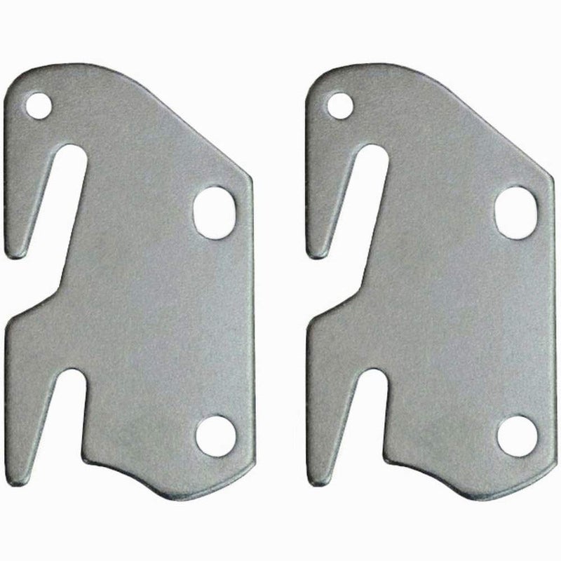 CAFORO 10 Hook Plates for Wooden Beds Frame Bracket Headboard Footboard Replacement Wooden Bed Parts or New Bed Constructions  Set of 2