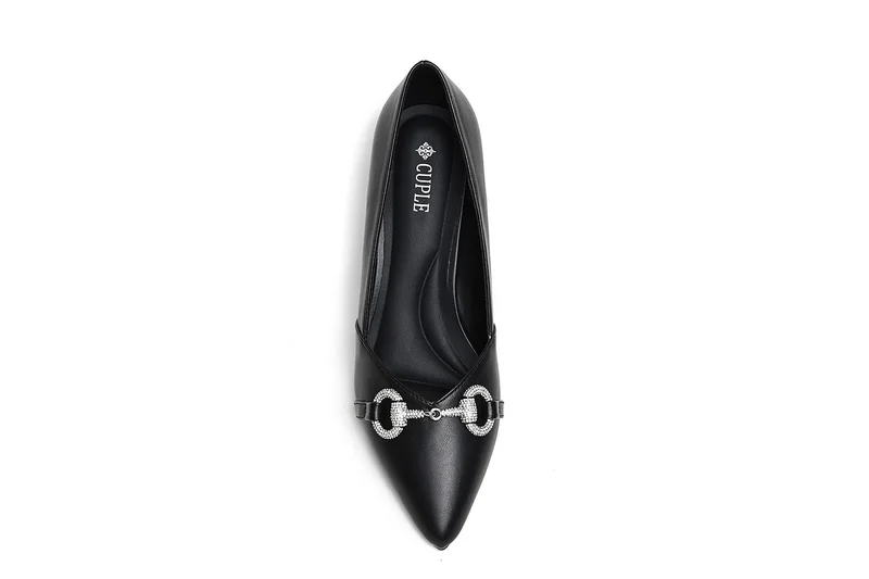 Cuple Elegant high-heeled pumps with buckle