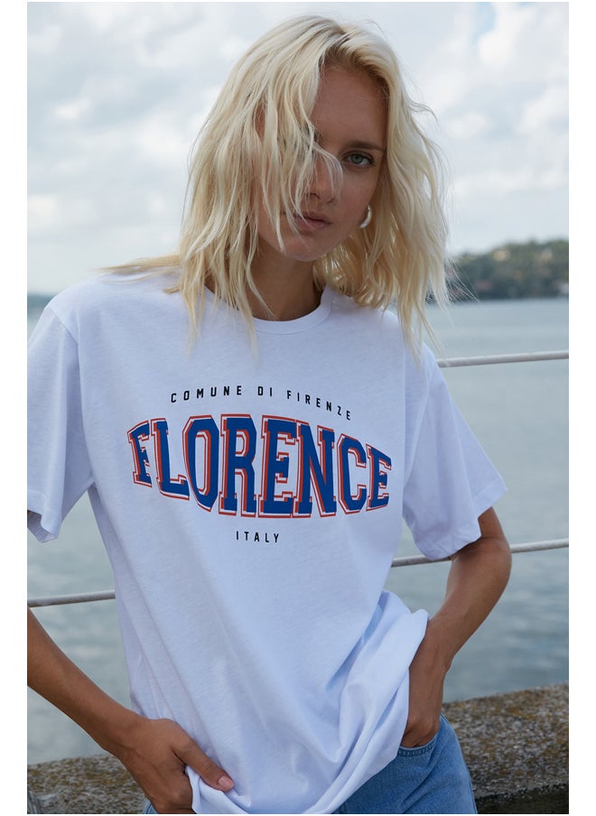 trendyol - T-Shirt - White - Boyfriend - Image 1