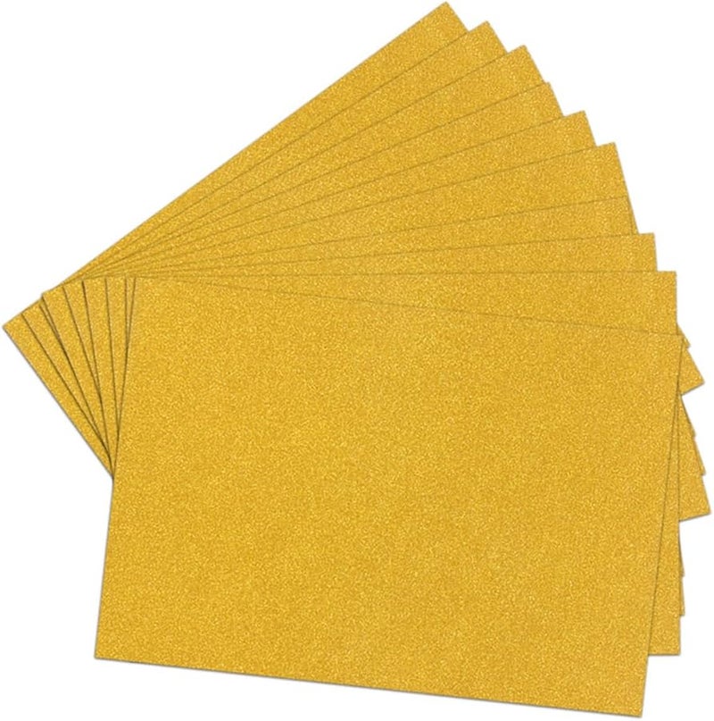 20 قطعة من أوراق الورق الذهبية اللامعة، مستلزمات الحرف الورقية DIY، مواد الحرف اللامعة - Image 1