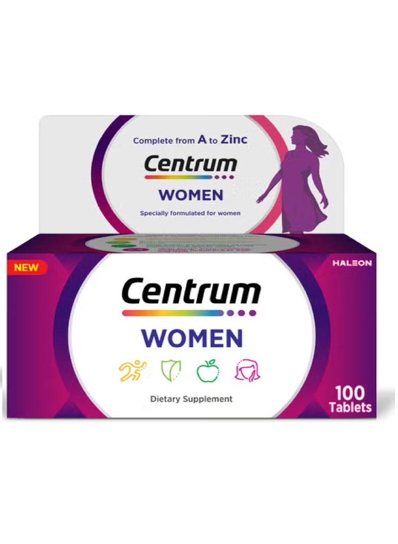 Pfizer CENTRUM WOMEN TABLETS 100'S