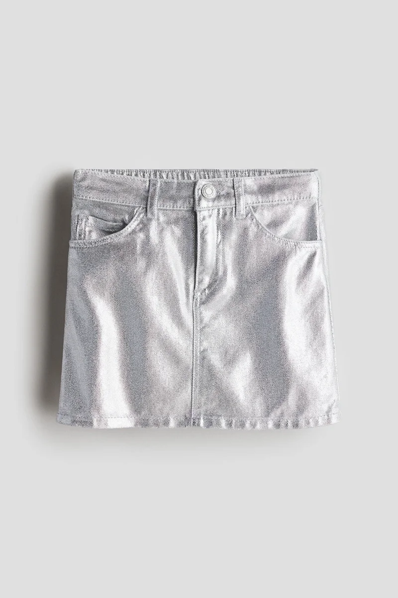 اتش اند ام Shimmering Denim Skirt