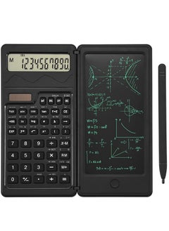 Generic Scientific Calculator with Notepad 10 Digit Large Display Office Desk Calcultors Support Solar Professional Foldable Calculator for Students School and College  - Image 1