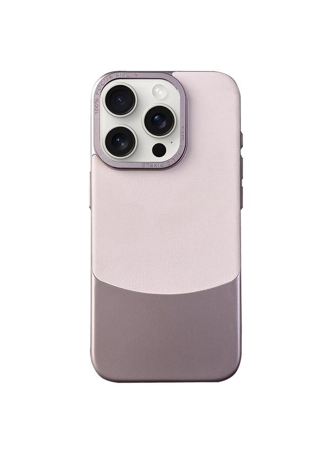 S-TOP Case For iPhone 15 Pro Napa Texture PC + Leather Phone Case - Image 1