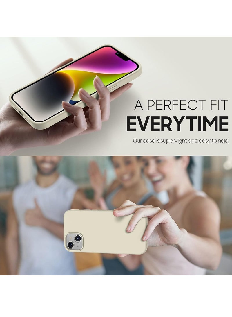 إلترازون iPhone 14 Case - [5-in-1 Bundle] with 2 Screen Protectors, 2 Camera Lens Protectors, Liquid Silicone Full Body, Shockproof & Drop-Resistant, 6.1 Inch (Pink) - Image 3