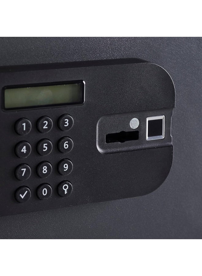 ييل خزنة منزلية آمنة للغاية من ييل YSFM/400/EG1 مزودة بنظام بيومتري موتورى - وصول عبر بصمة الإصبع ورمز رقمي، باب مقصوص بالليزر، براغي تثبيت. - Image 5