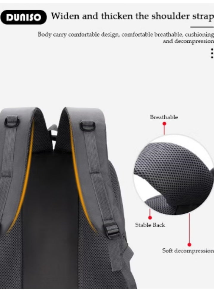 DUNISO 85L Lightweight Hiking Backpack, Unisex Large - Capacity Oxford Cloth - Image 4