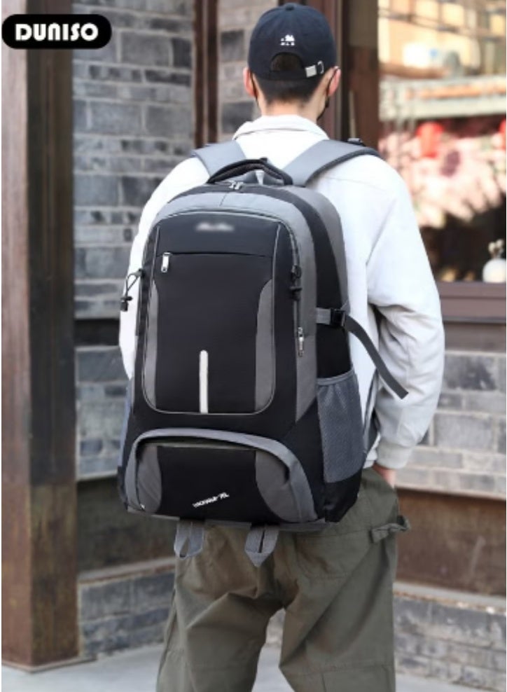 DUNISO 85L Lightweight Hiking Backpack, Unisex Large - Capacity Oxford Cloth - Image 3