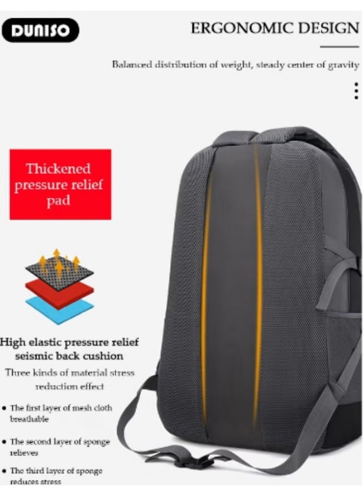 DUNISO 85L Lightweight Hiking Backpack, Unisex Large - Capacity Oxford Cloth - Image 5