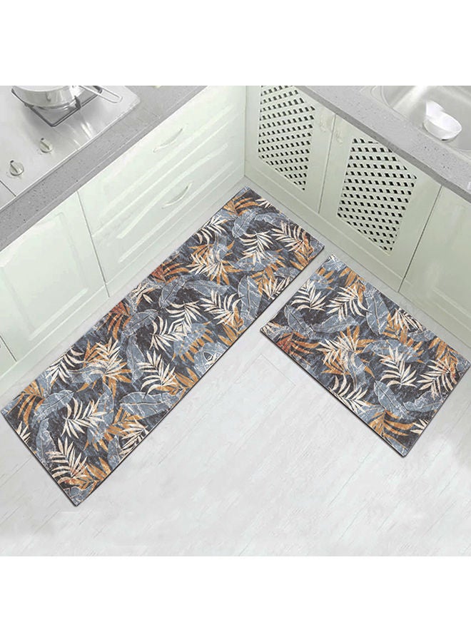 الأزرق جي دبليو قطعتان سجادة غرفة جلوس فاخرة مضادة للانزلاق سجادة مستطيلة الشكل - Image 4