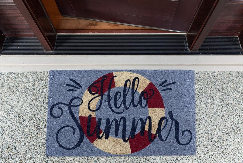 DII Natural Coir Doormat, Decorative Hello Mat, 17x29, Hello Summer - Image 2