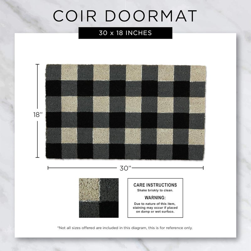 DII Natural Coir Doormat, Decorative Hello Mat, 17x29, Hello Summer - Image 3