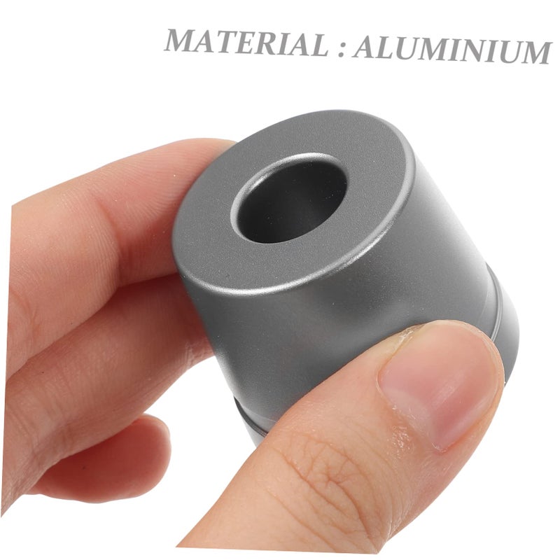 2Pcs Aluminum Razor Stand Compact Bathroom Shaving Base Smooth Edges Space Saving Design - Image 4