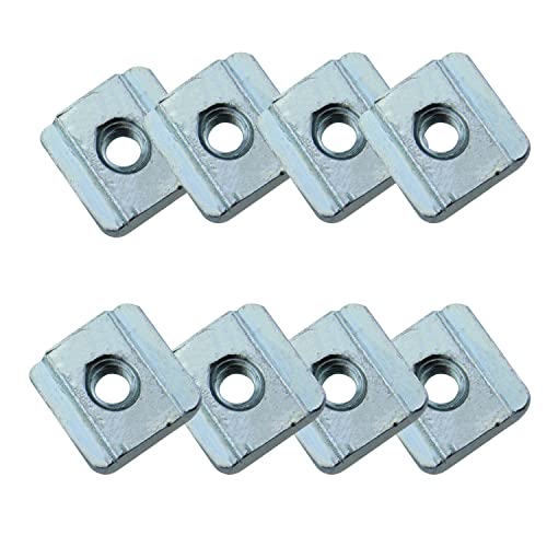 SQXBK 2020 Series T Sliding Nut SQXBK 100PCS M5 Thread Slide in T-Nuts for 20x20 Standard 6mm T-Slot Aluminum Extrusion Profile, Hammer Nut Block Square Nuts,M5 T Nut - Image 1