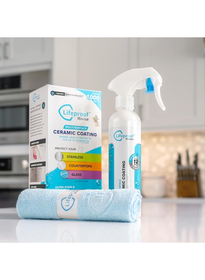LifeProof Lifeproof Ceramic Coating Spray Kit - Shine, Seal & Protect Kitchen & Bath Surfaces, Repels Stains & Grime - Image 2