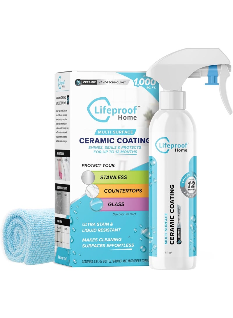 LifeProof Lifeproof Ceramic Coating Spray Kit - Shine, Seal & Protect Kitchen & Bath Surfaces, Repels Stains & Grime - Image 1