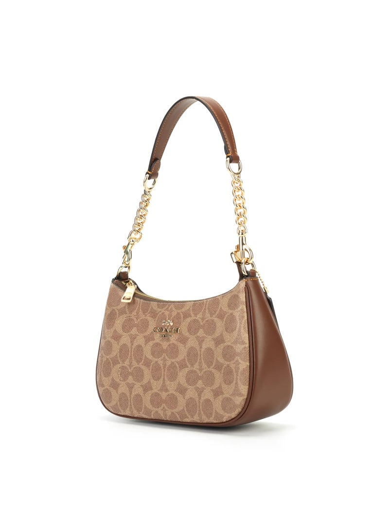 coachoutlet Teri Shoulder Bag In Signature Canvas - Image 3
