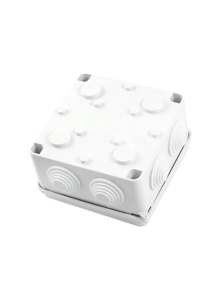 درافل صندوق توصيل Duravel، بلاستيك ABS، مقاوم للغبار، مقاوم للماء IP65، هيكل مفصلي، خارجي (100 × 100 × 50 مم) - Image 3