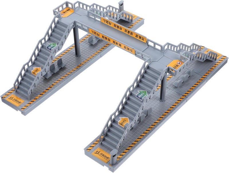 Yardwe DIY Footbridge Building Model Sand Table Accessories Miniature Footbridge for Decor Doll House - Image 1