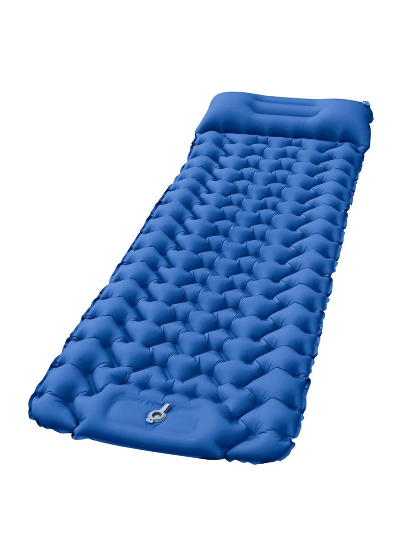 Camping Sleeping Pad-with Built-in Foot Pump,Durable Waterproof Camping Mattress,Inflatable Camping Pad,Portable Compact Sleeping Pad for Camping,Traveling,Hiking,Backpacking - Image 1