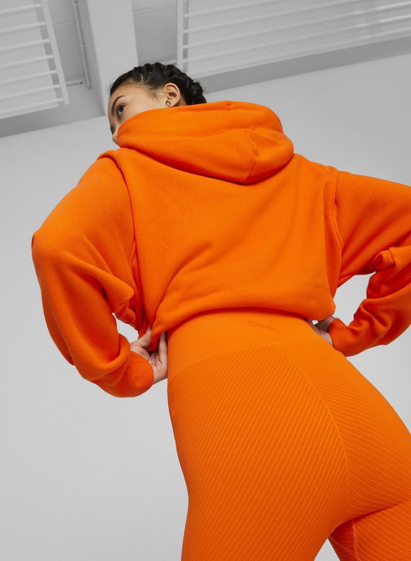 Puma Womens INFUSE EvoKNIT Leggings - Orange - Image 4