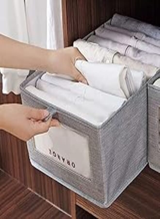Frame Storage Box Oxford Cloth Storage Box Quilt Storage Box Foldable Wardrobe Storage Bag Extra Large