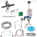 VEVOR Zip line Kits for Backyard80ft Zip line Kit for Kids and Adult Up to 330 lb Included Swing Seat Ziplines Brake and Steel Trolley Outdoor Playground Equipment - Image 3