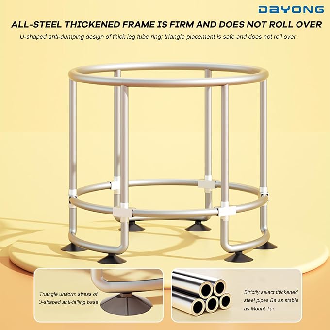 DAYONG Trampoline For Kids, Toddler Trampoline With Safety Enclosure Netbaby Trampoline With Ocean Balls/Basketball Hoop/Swing,Children'S Jumping Trampoline Indoor Outdoor - Image 3