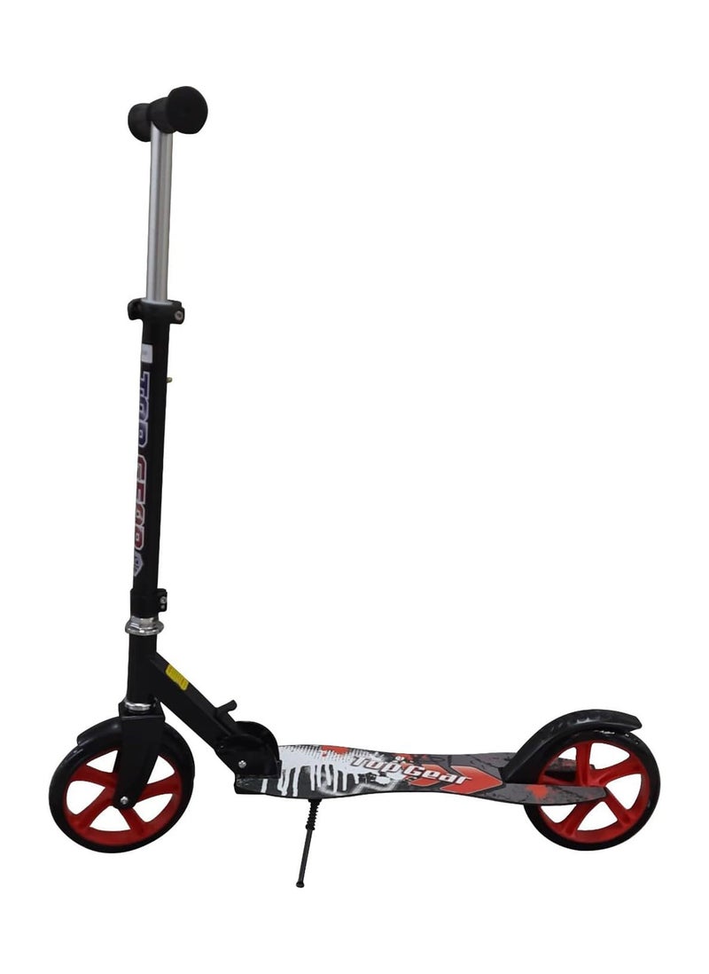 Top Gear Kick Scooter TG 9020 for Kids Ages 5+ with Weight Capacity 60kgs Foldable - 2 Wheels Scooter and Adjustble Height - Red - Image 1