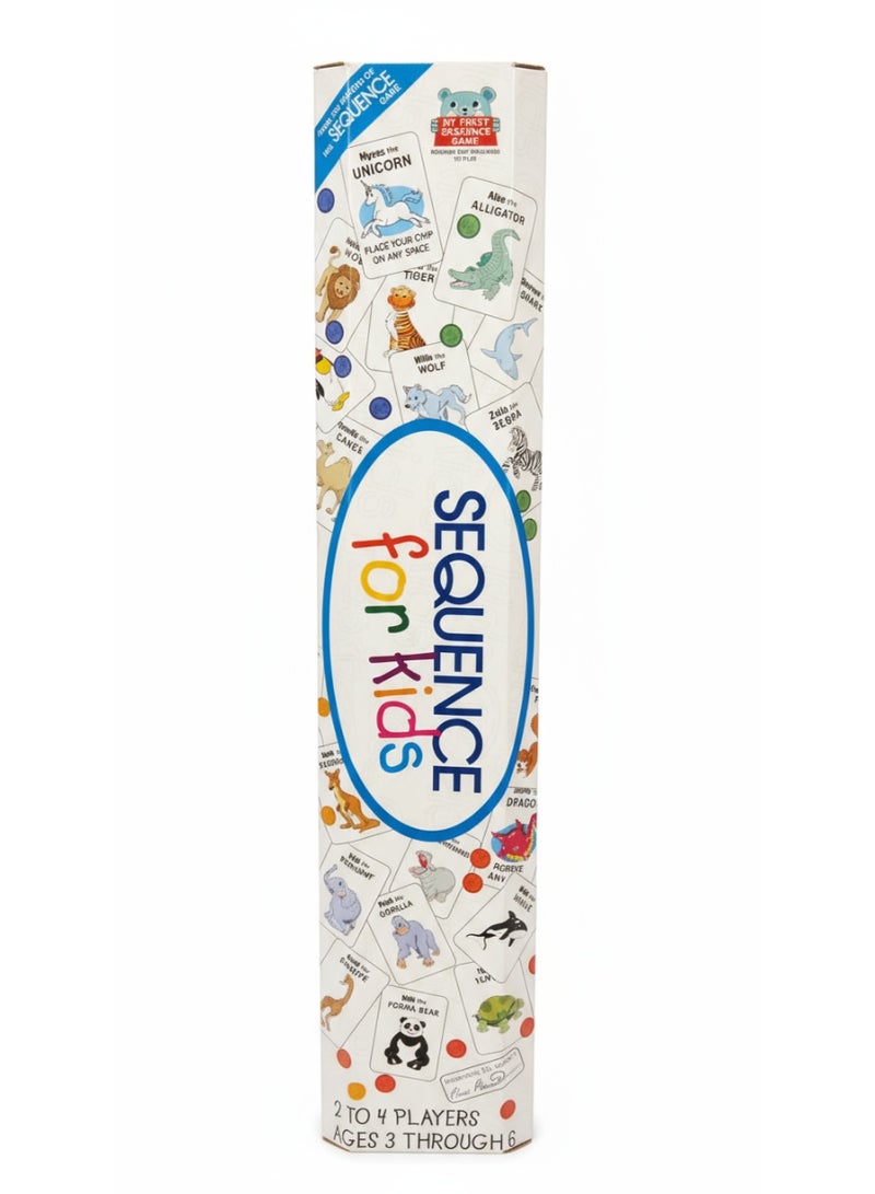 Sequence Mat for Kids Board Game – Animal Matching Strategy Game for Children And Adult - Image 1