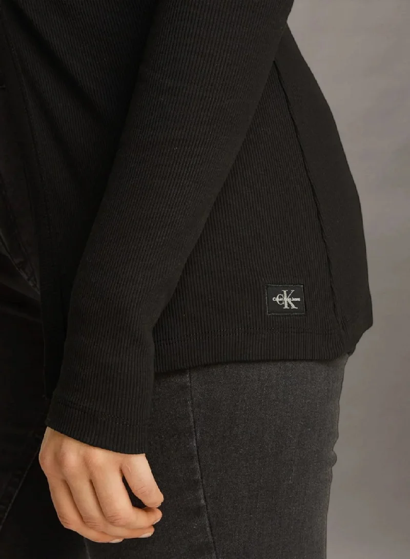 Calvin Klein Jeans Slim Ribbed Cotton Cardigan