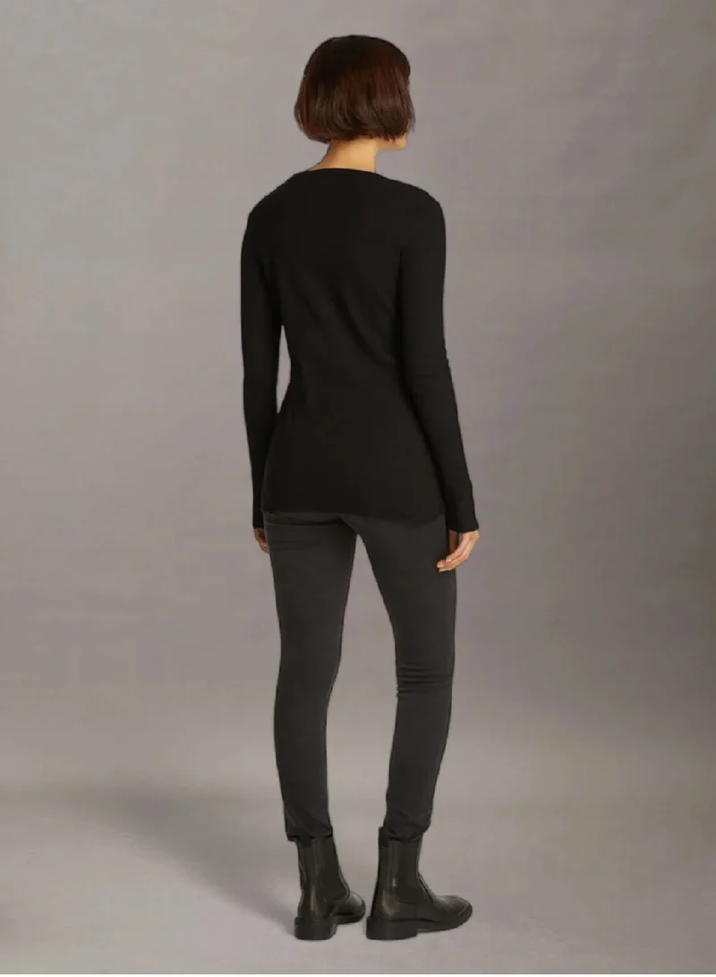 Calvin Klein Jeans Slim Ribbed Cotton Cardigan