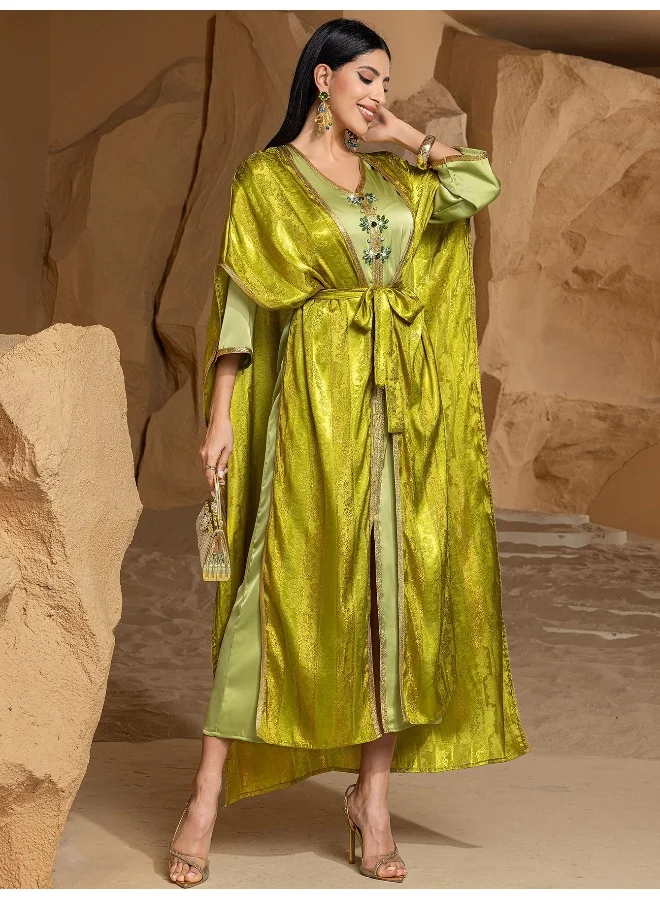 Madam Uniq New Luxurious Glittering Party Kaftans Dress