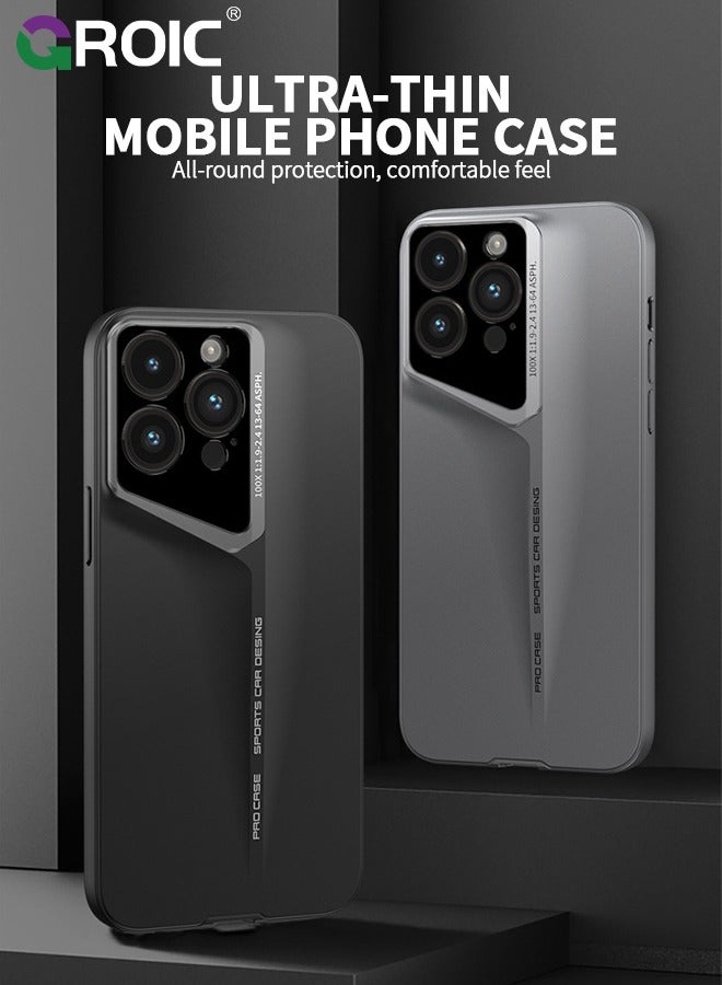 GROIC Designed for iPhone 16 Pro 6.3 Inch Case, Ultra Thin Frosted Slim Minimalist Lightweight Matte Hard PC Compatible with iPhone 16 Pro Cover Protective Shockproof Bumper Case Full Protection - Image 2