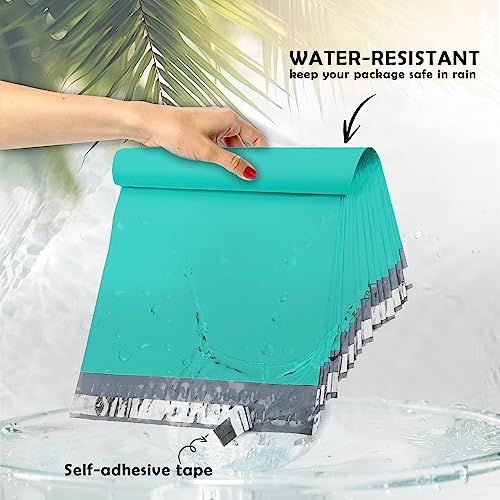 Yens Poly Mailers 6X9 200 Pack Teal,Strong Self Seal Adhesive Shipping Envelopes Waterproof for Shipping, Mailing, Packaging M1 - Image 3