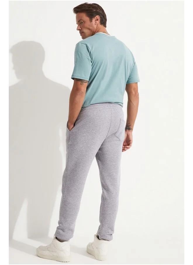 JUNE June Men Shirred Sweatpant Grey
