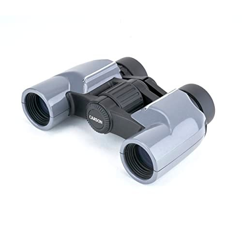 Carson Mantaray 8x24mm Porro Prism Compact Binoculars For Travel, Camping, Hiking, Bird Watching, Sporting Events, Concerts and Outdoor Adventures (MR-824) , Black - Image 1