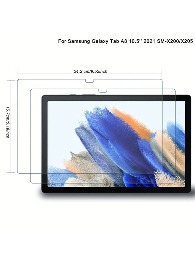 Tempered Glass Screen Protector For Galaxy Tab A8 2022 9H Hardness Scratch Resistant - Image 2
