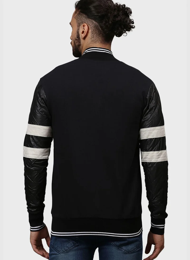 Campus Sutra Side Stripe Jacket