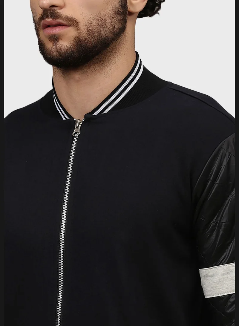 Campus Sutra Side Stripe Jacket