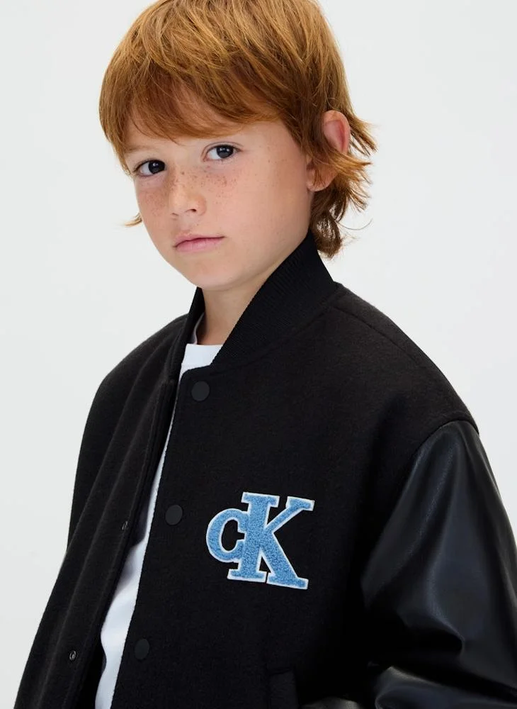 كالفن كلاين جينز Youth Logo Varsity Jacket