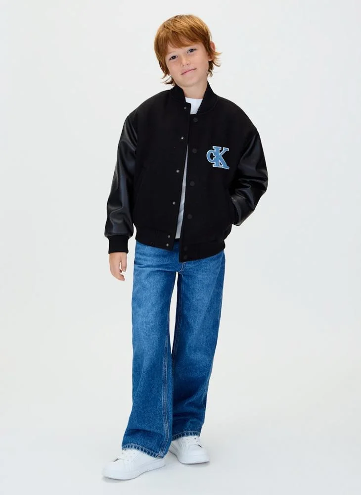 كالفن كلاين جينز Youth Logo Varsity Jacket