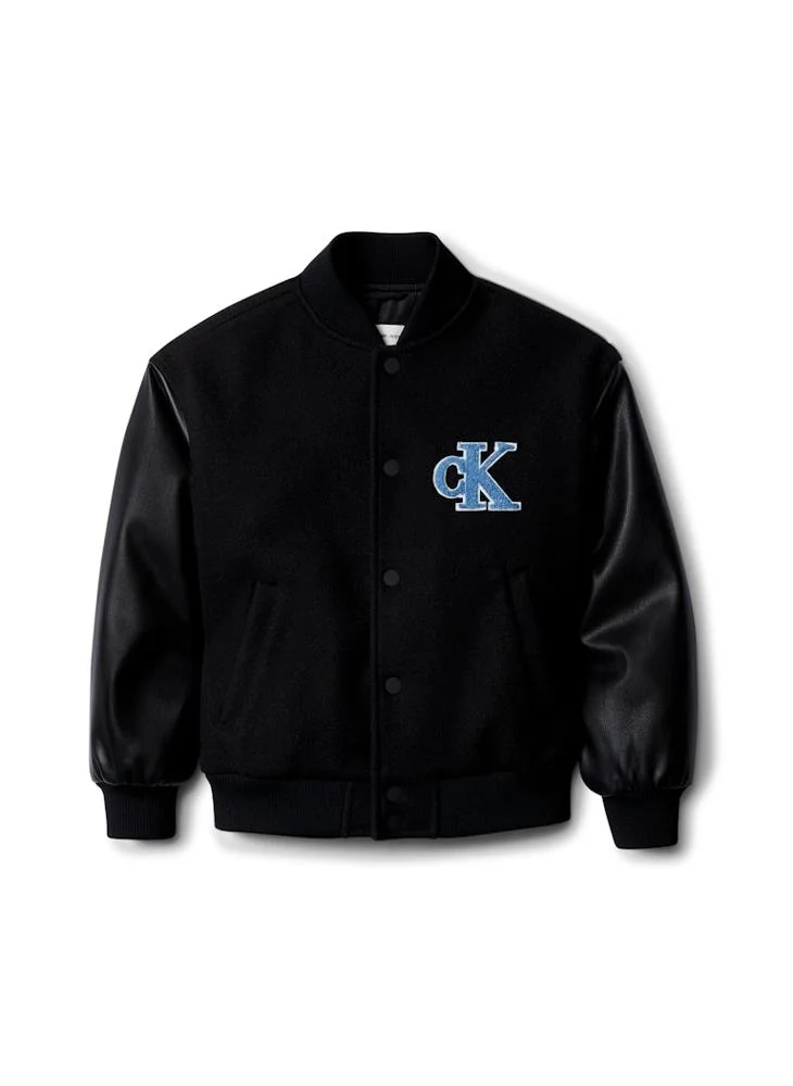 كالفن كلاين جينز Youth Logo Varsity Jacket