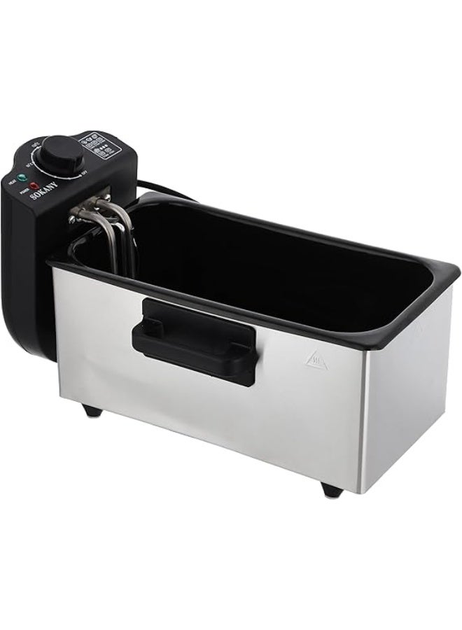 Sokany WJ800 Electric Deep Fryer, 2000 Watts, 3 Liters (International warranty) - 220V supply voltage and 50Hz - Image 5
