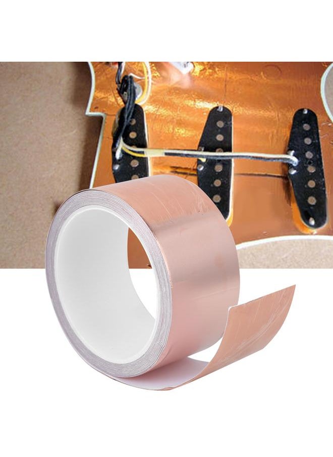 Thoraya - Copper Foil Tape SingleConductor Shielding Conductive for Electric Guitar EMI Shielding(10Meter ) - Image 1