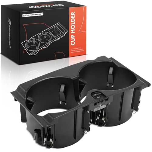 A-Premium حامل أكواب A-Premium متوافق مع مرسيدس بنز E350 2010-2013، E550 2020-2013، E400 2013، وحدة التحكم المركزية، أسود، استبدال# A2126800110 - Image 1