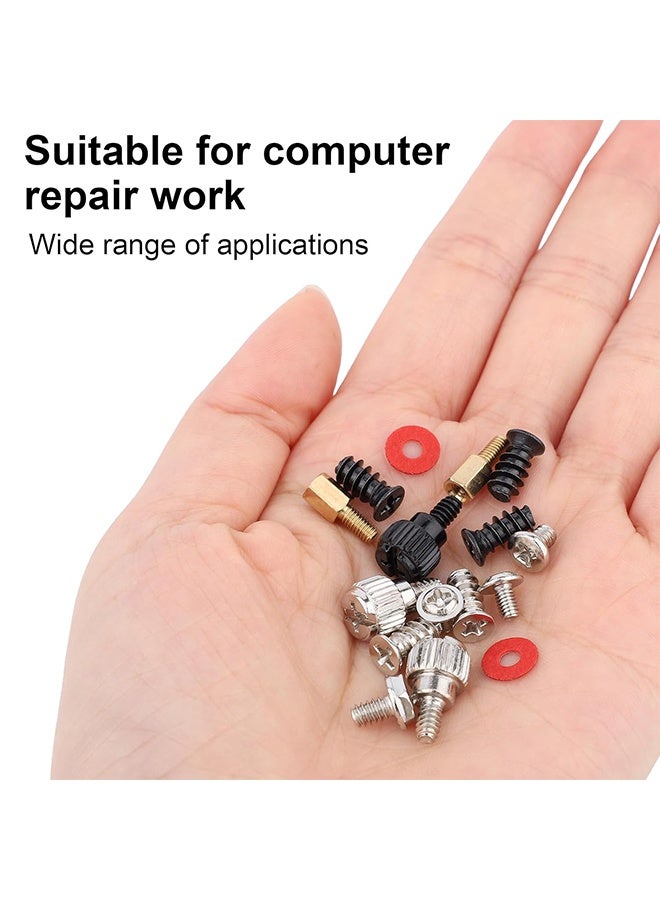 ليمون مجموعة براغي وحوامل تثبيت الكمبيوتر (362 قطعة)، براغي تثبيت لمكونات الكمبيوتر المحمول وملحقاته، للوحة الأم، ومروحة القرص الصلب، ووحدة التخزين SSD، وهيكل الكمبيوتر، لتجميع وإصلاح أجهزة الكمبيوتر بنفسك. - Image 5