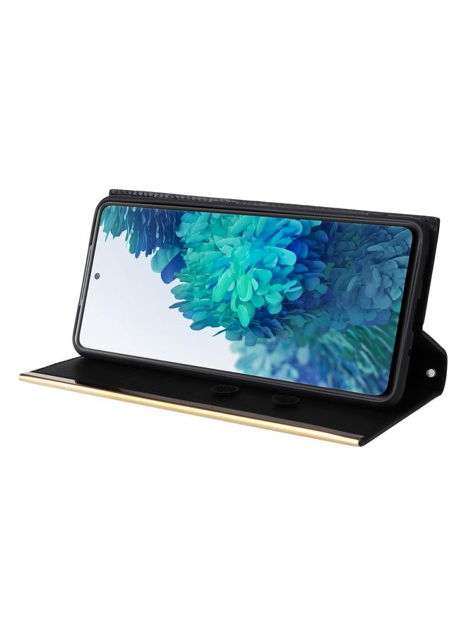 اس-توب جراب هاتف Samsung Galaxy S20 FE Crossbody Rhombic Sucker Leather - Image 5